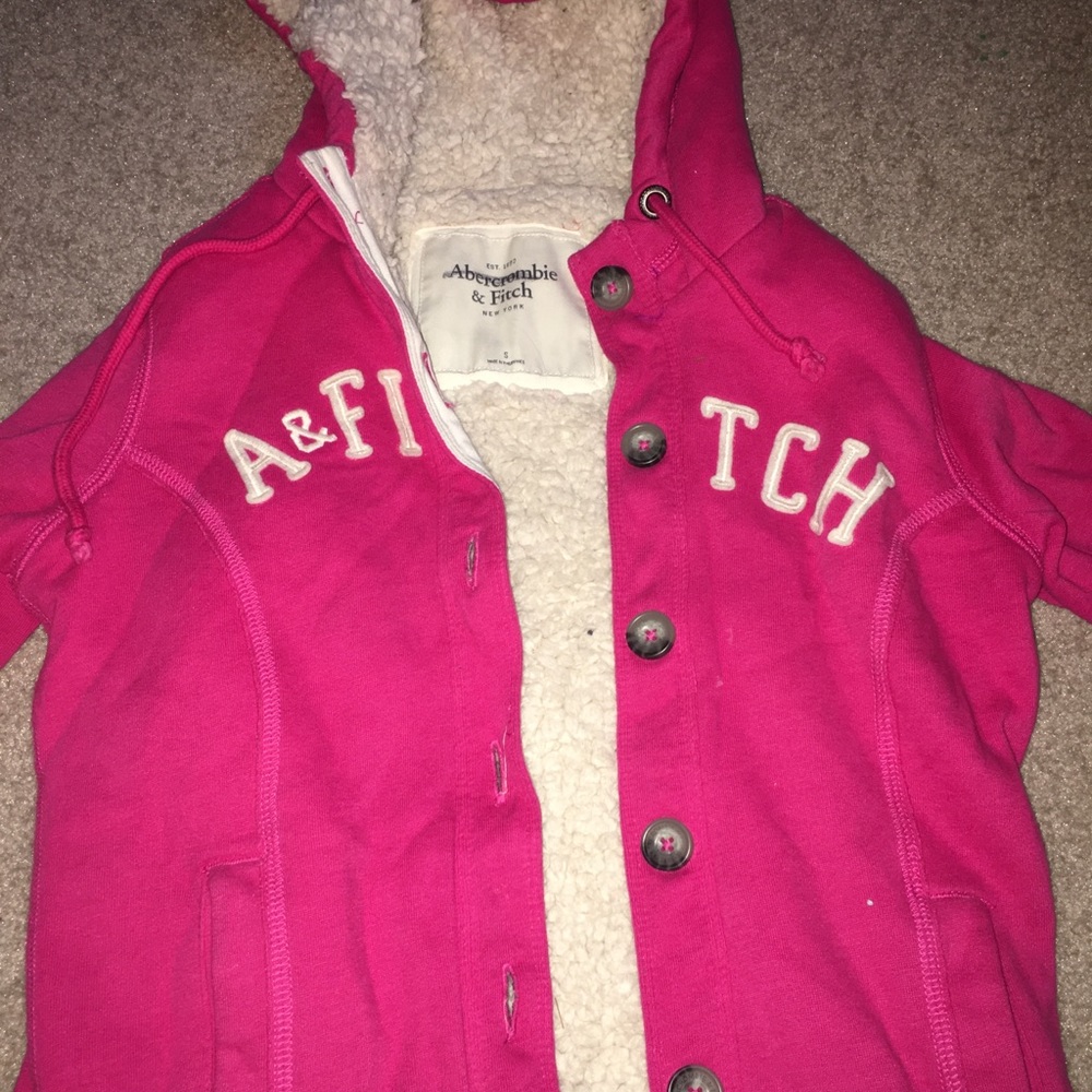 Abercrombie and fitch SHERPA zip up